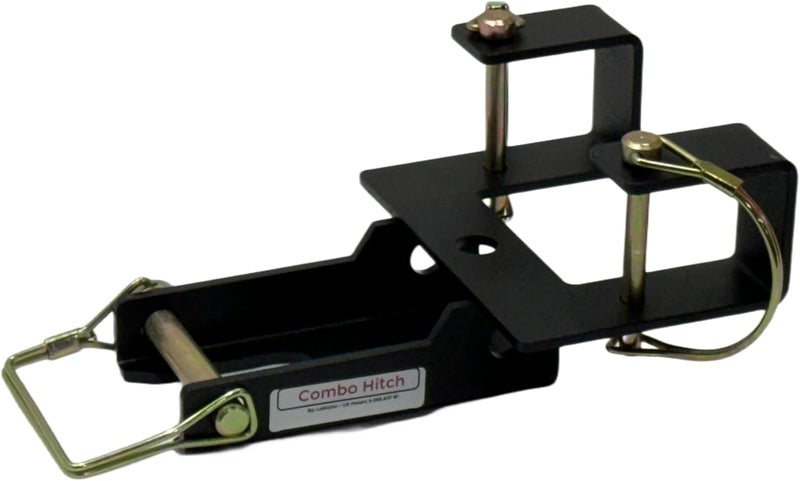 Garbage Commander American-Made Premium Combo Hitch, Haul Pin Hitch, Handled Lawn, and Garden Equipment, or Wheeled Garbage Cans - by - Image 2